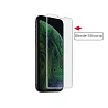 Cristal templado iPhone X / Xs Protector de Pantalla Transparente borde Silicona