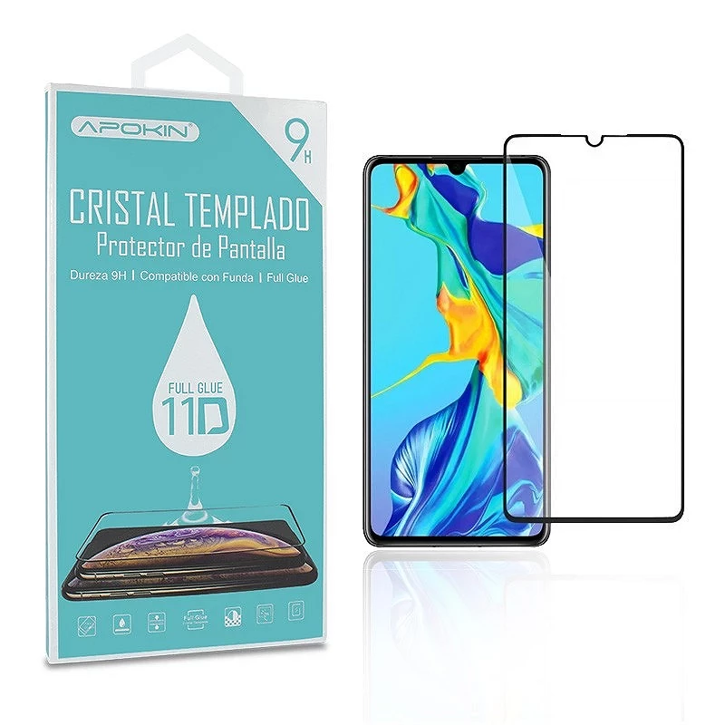 Full Glue 11D Premium Huawei P30 Curve Black Screen Protector